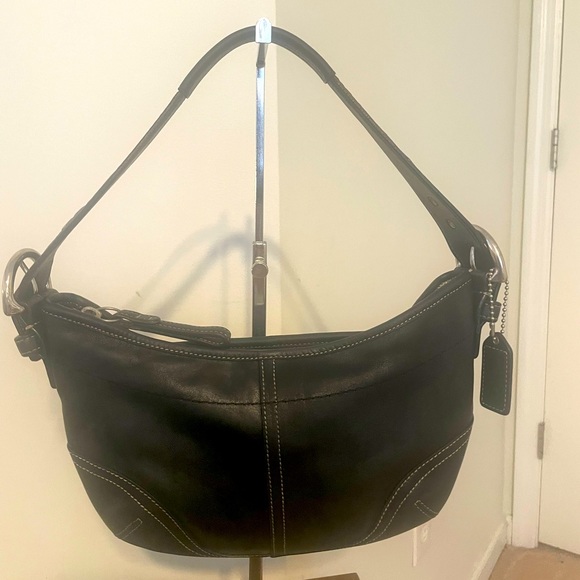 Coach Handbags - COACH 9541 Soho MINI  Hobo Black Classic Leather Shoulder Bag